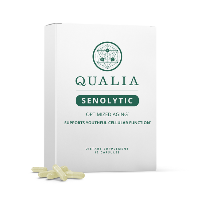 QUALIA SENOLYTIC Dietary Supplement 12 Capsules | TWO-DAY CELL REJUVENATION REGIMEN