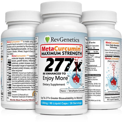 MetaCurcumin 277x Super Curcumin + TetraHydroCurcumin