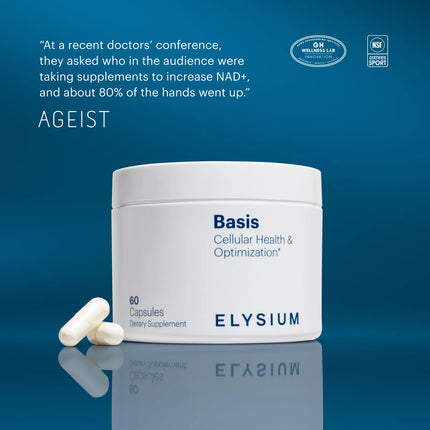 Elysium Basis - Cellular Health & Optimization 60 Capsules