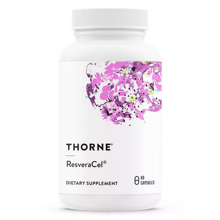 Thorne ResveraCel - Nicotinamide Riboside with Quercetin Phytosome and Resveratrol - 60 Capsules