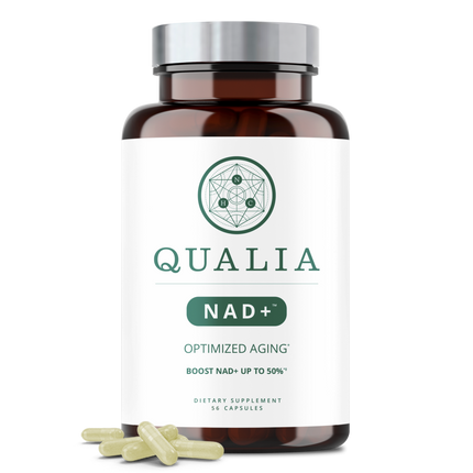 QUALIA NAD+ Dietary Supplement 42 Capsules | Optimized Aging