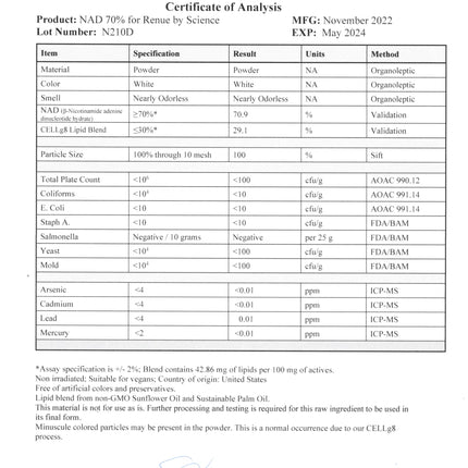 NAD⁺ Complete – NAD⁺, NMN, & NR (Liposomal) 90 Ct.