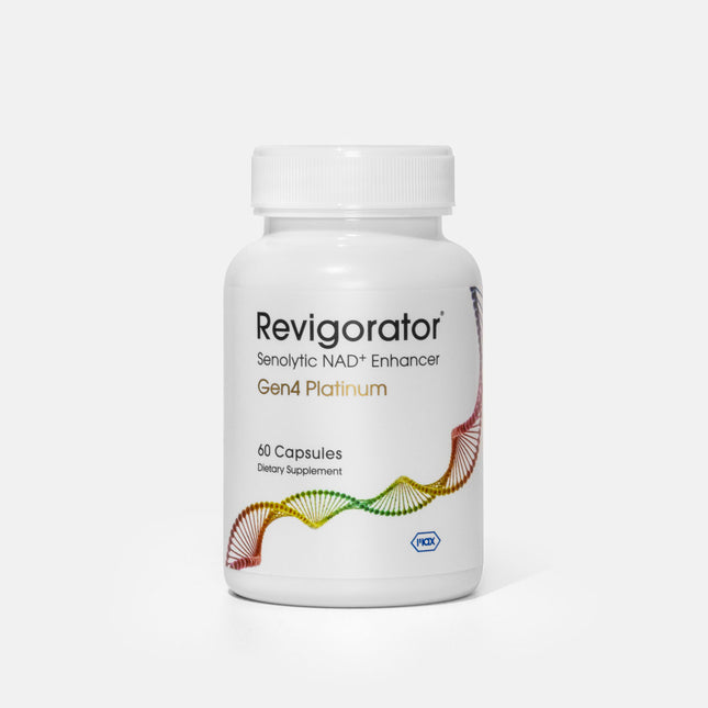 Revigorator Gen4 Platinum Single | 60 Capsules - Senolytic NAD+ Enhancer