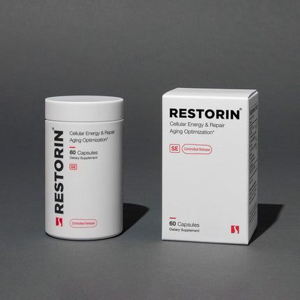 RESTORIN SE Pack of 1, 60 Capsules | Cellular Energy & Repair Aging Optimization